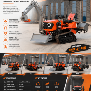 70HP Farm Tractor for Sale | 4WD Diesel Agricultural Tractor with Cabin
