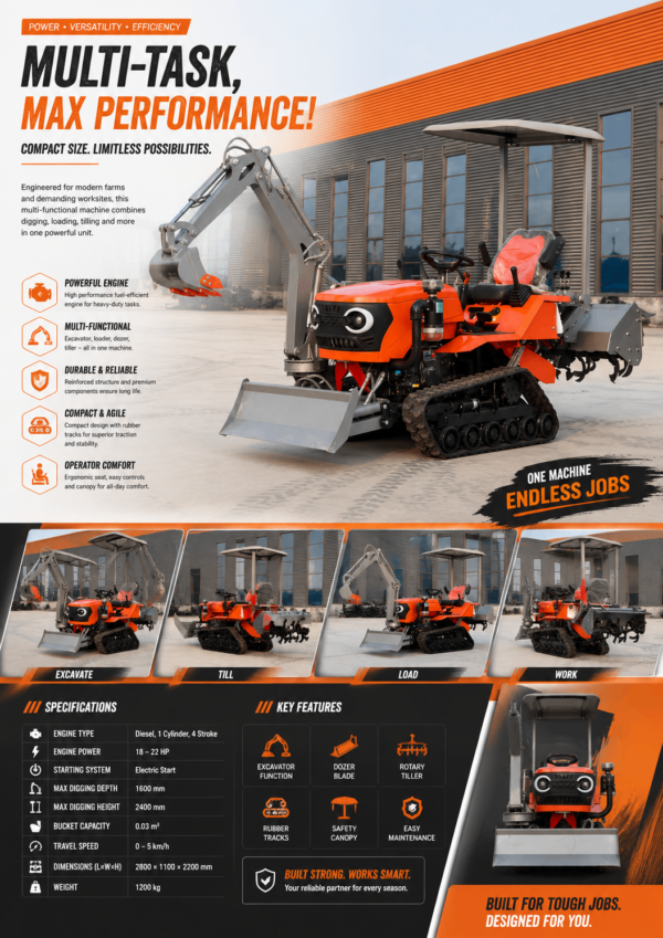 70HP Farm Tractor for Sale | 4WD Diesel Agricultural Tractor with Cabin