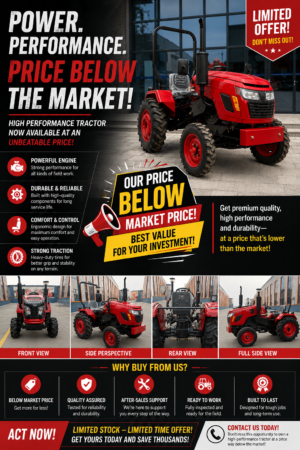 Tractor for Small and Medium Farms
