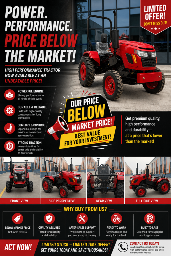 Tractor for Small and Medium Farms