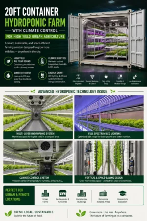 20FT Hydroponic Container Farm 20FT Hydroponic Container Farm