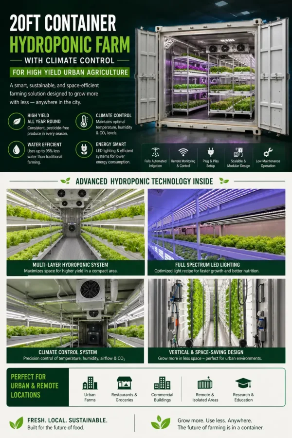 20FT Hydroponic Container Farm