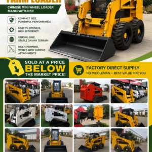 1.2 Ton Compact Farm Loader | Chinese Mini Wheel Loader Manufacturer