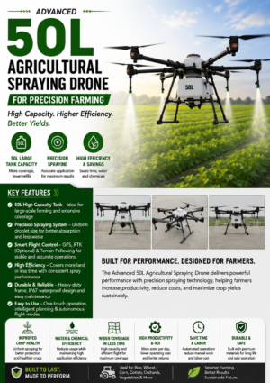 50L Agricultural Spraying Drone | Global Sourcing Partner