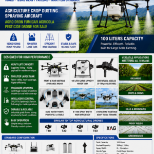 100L Heavy Lift Agricultural Spraying Drone | AgriMachSource