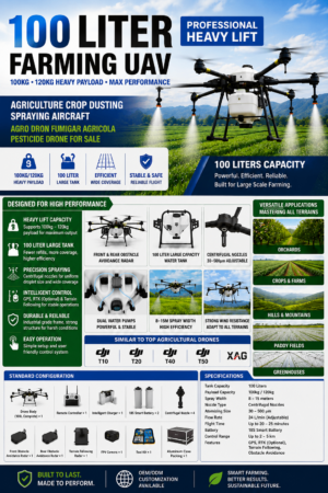100L Heavy Lift Agricultural Spraying Drone | AgriMachSource