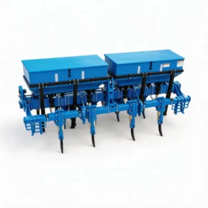 Four Row Mechanical Seeder Featuring Adjustable Planting Depth and Row Width for Versatile Farming Needs